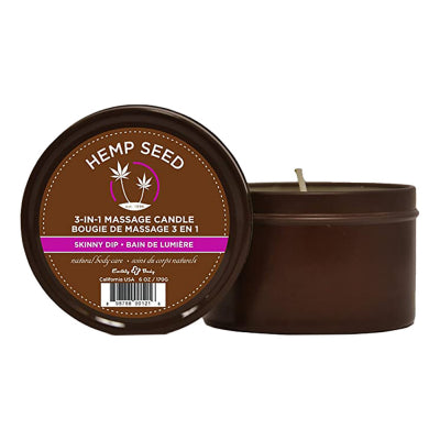 Vela de Masaje 3-en-1 con Hemp Seed